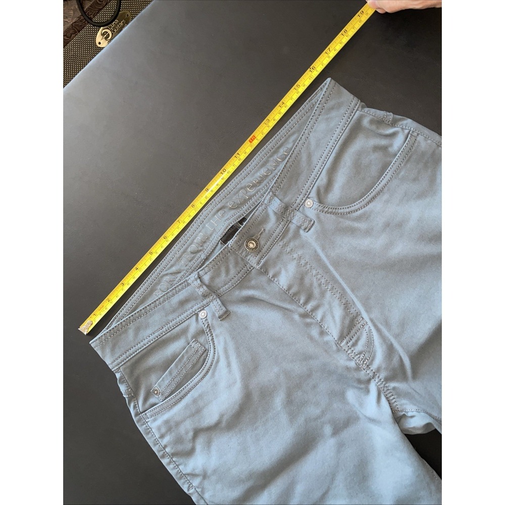 Prana Brion Pants Mens 34x28 Slate Blue Slim Fit Stretch 5-Pocket Hiking Outdoor - Picture 4 of 12